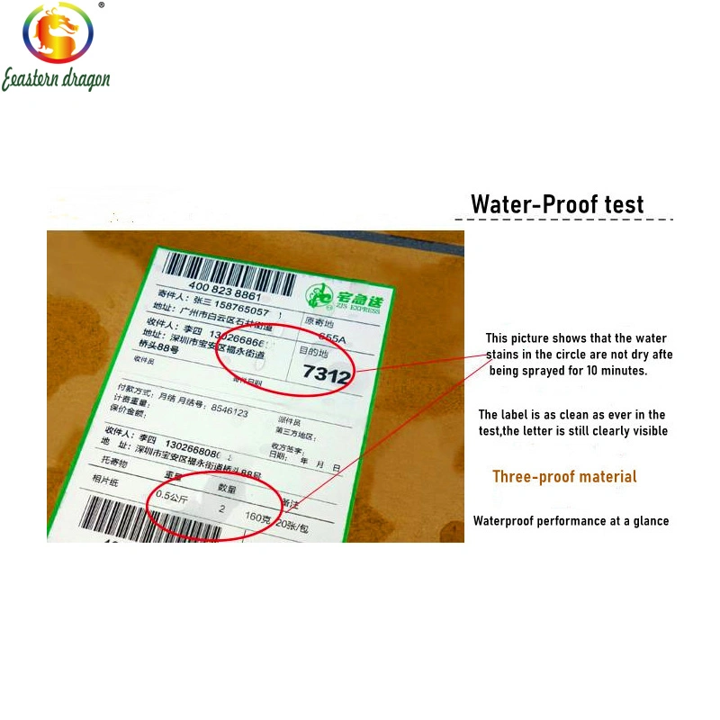 Thermal Sticker Blank Eco Friendly Direct Thermal Sticker Paper Rolls Packaging Labels