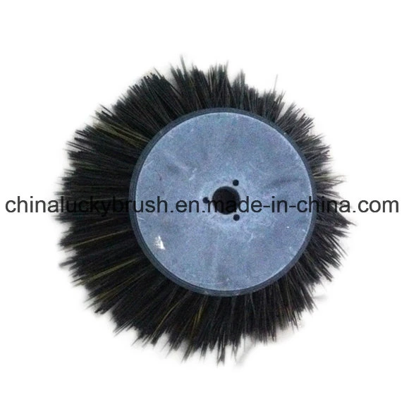 PP Material Black Round Road Brush (YY-017)