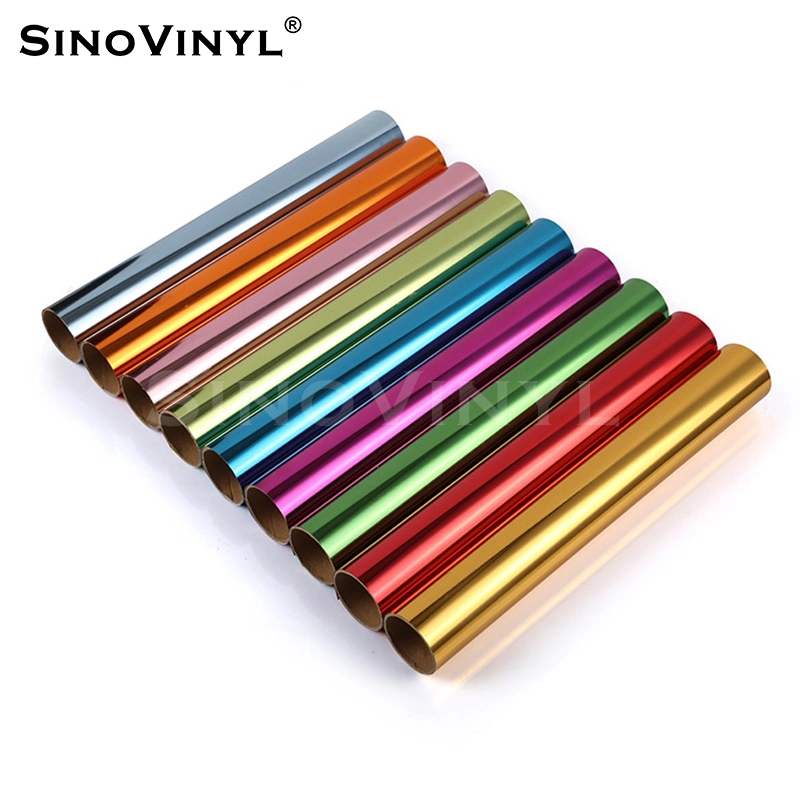 SINOVINYL High quality/High cost performance  Wholesale/Supplier Soft Metallic Heat Transfer Vinyl Roll For T-shirt Cricut Vinyl