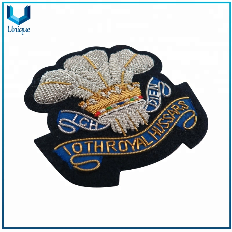 High quality/High cost performance Embroidery Logo for Hat, Embroidery Badge for Police Cap, Customize Embroider Label for Police Uniform