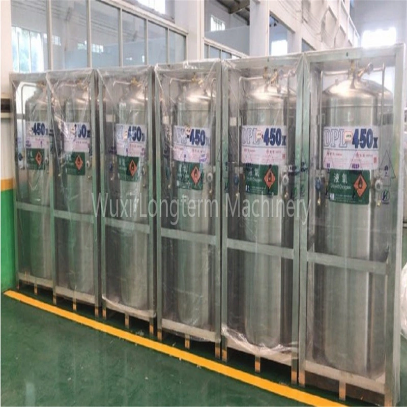 Horizontal/Vertical Welded Insulated Cryogenic Cylinder/Dewar Tank for Liquid Gas