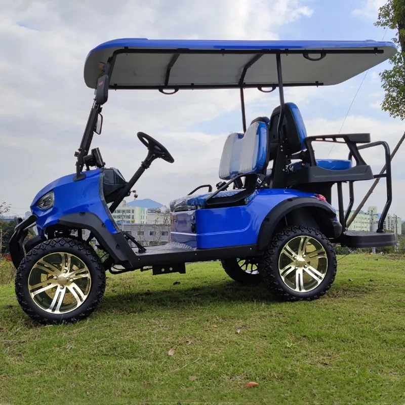 Most Popular 2+2 Seater Electric off-Road Golf Cart Adult Electric Four-Wheel Vehicle