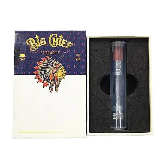 Los carros de gran jefe 0.8ml/1ml vaporizador de vidrio 510 Cartucho cerámico de rosca con el nuevo paquete de verificación