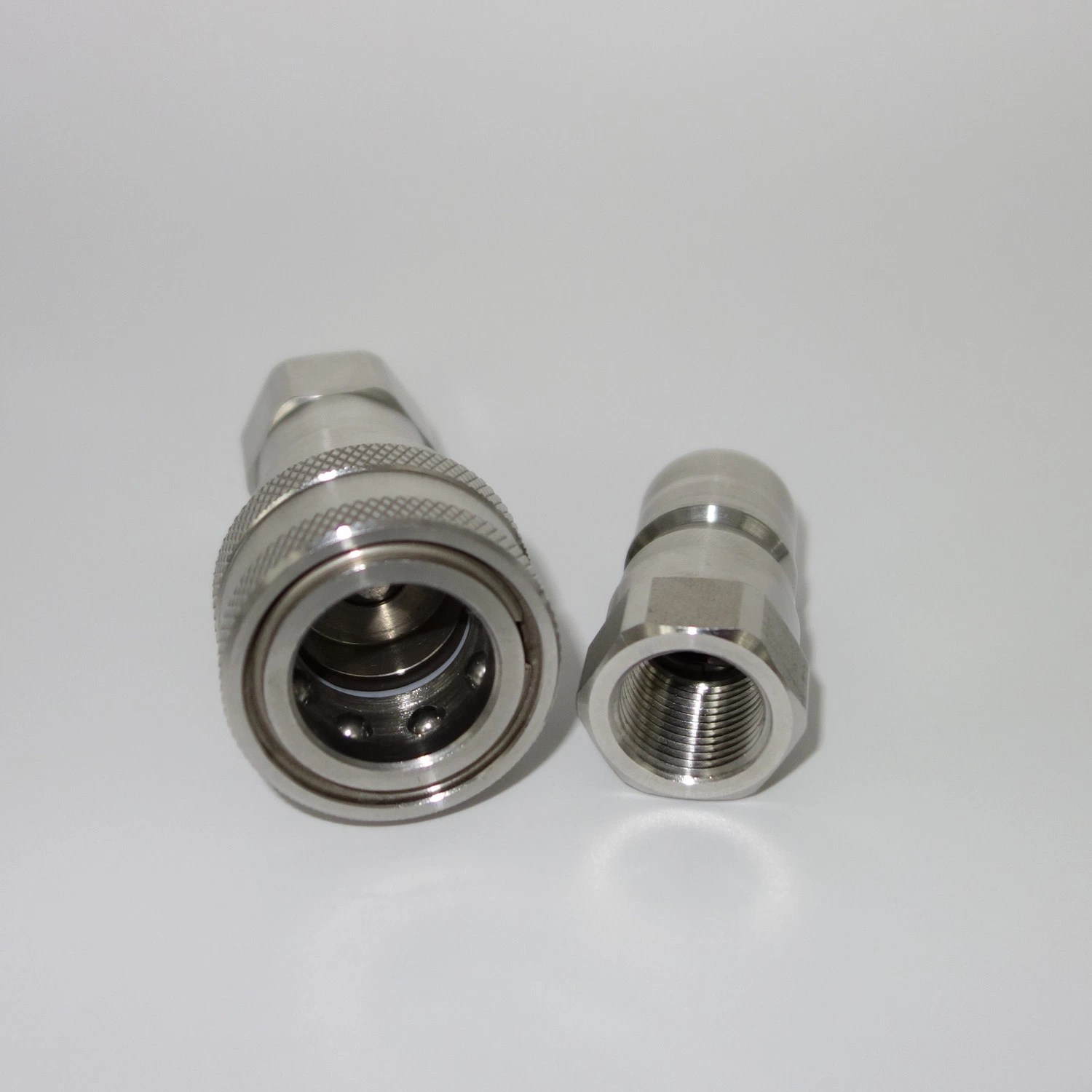 Naiwo Shut-off Quick Connector Coupling Manufacture Stainless Quick Coupler ISO-B 3/8 Inch