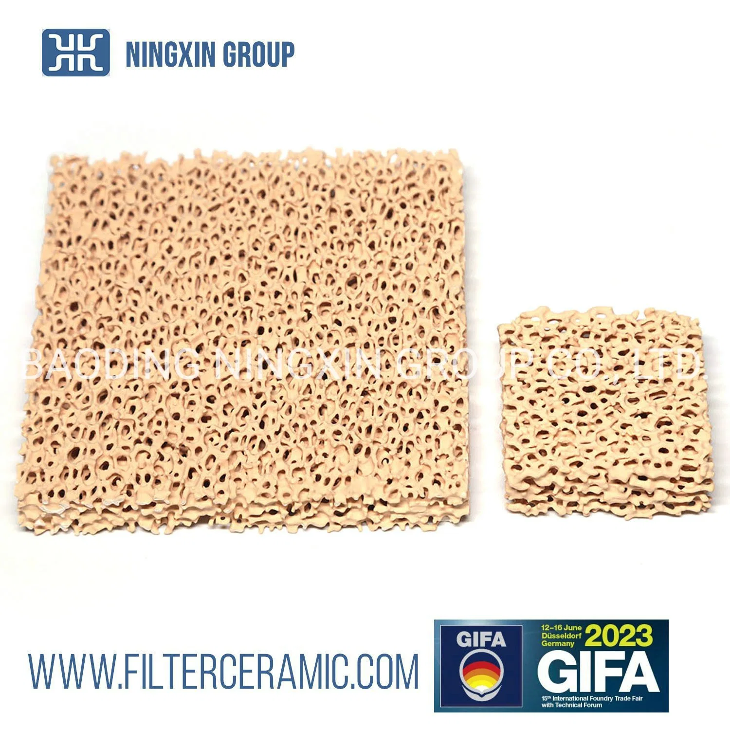 Excellent High Temperature Performance Zirconia Ceramic Foam Filter for Steel Casting Foundry