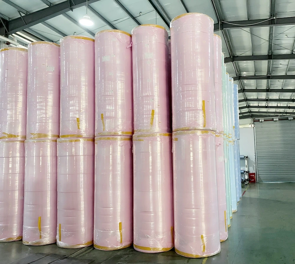 Printing Cross Lapper Multi Purpose Nonwoven Fabric Nonwoven Raw Materials in Jumbo Roll