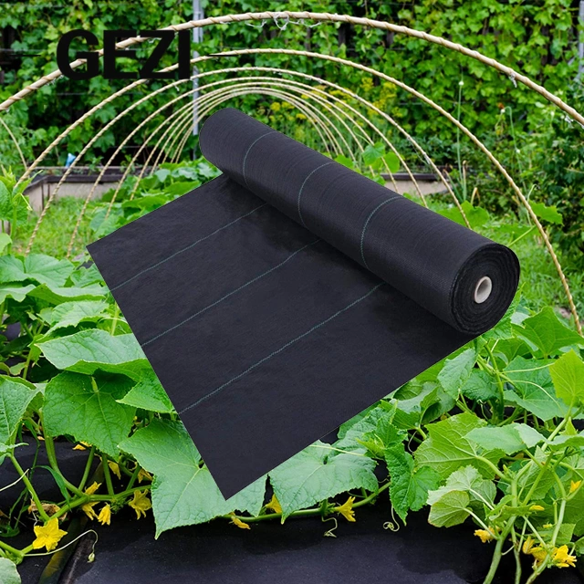 PP Landwirtschaftra Tree Black Woven Ground Cover Protection Weed Control Mat