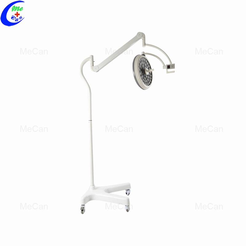 Operating Room Round Floor Type Mobile LED Surgical Lamp