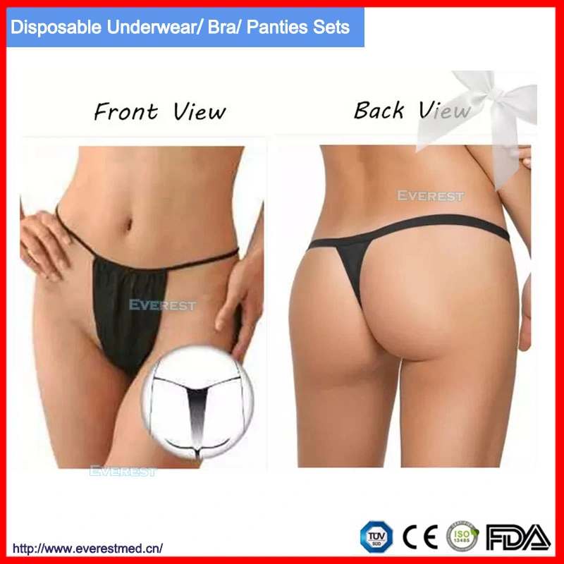 Non Woven Disposable Female G-String for SPA