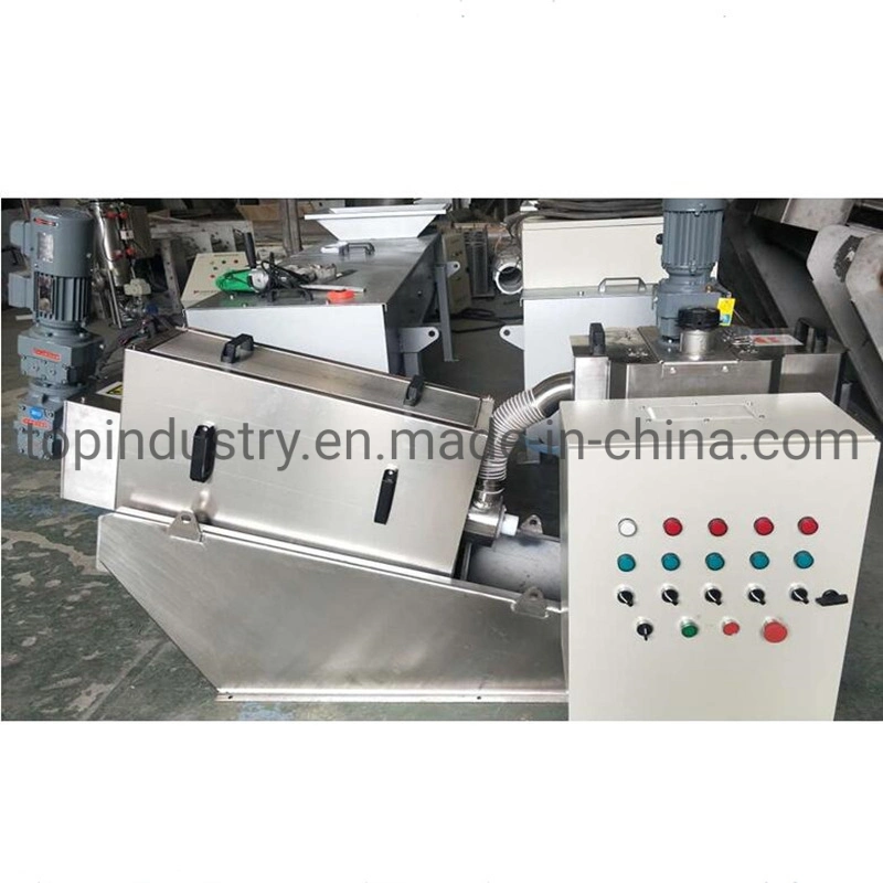 Tpdl Volute Screw Press Sludge Dewatering Machine for Poultry/Slaughter/Farm/Textile/Dyeing/Fiber/Industry Waste Water Treatment