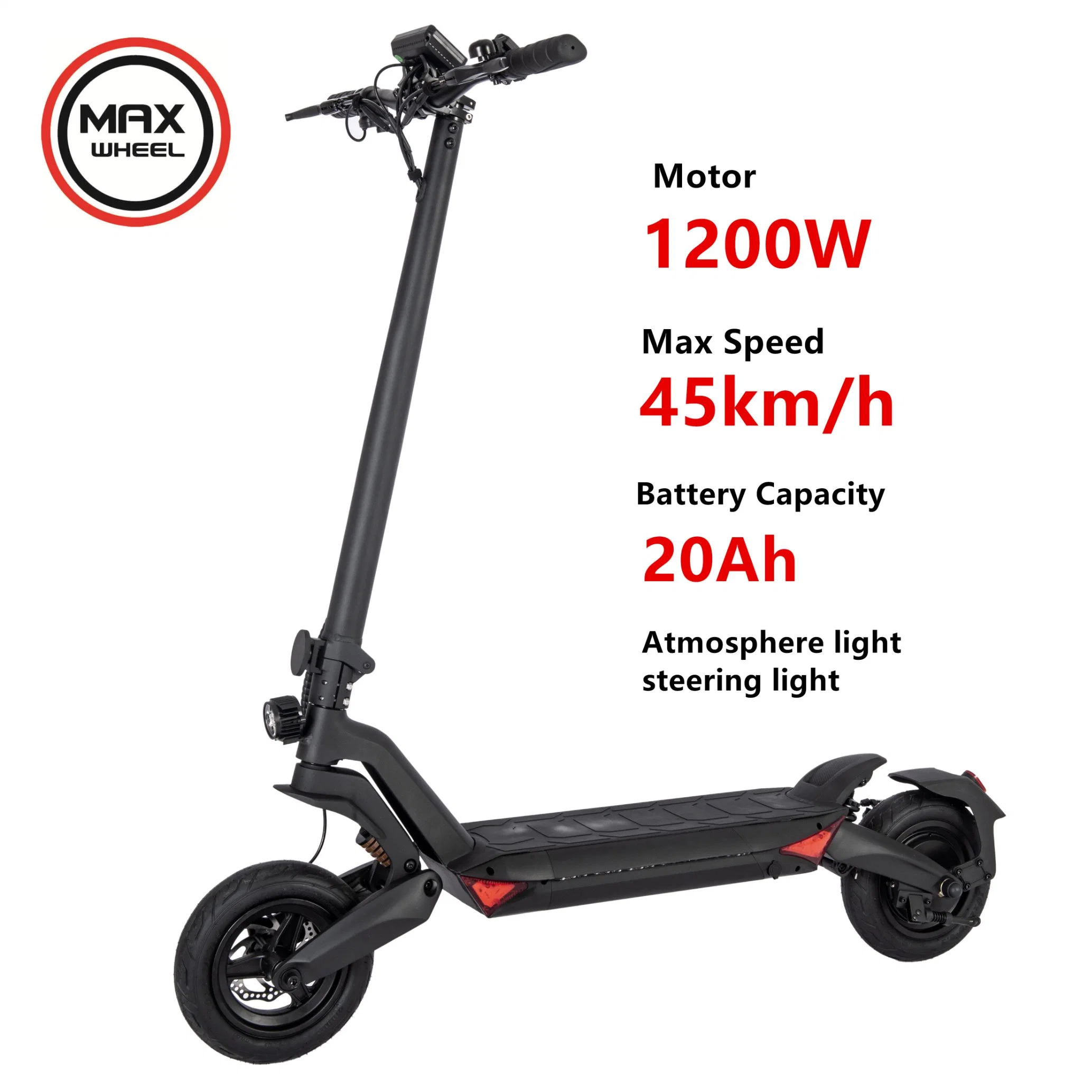 New Folding E Scooter Powerful 1000W Electric Scooter Dual Motor