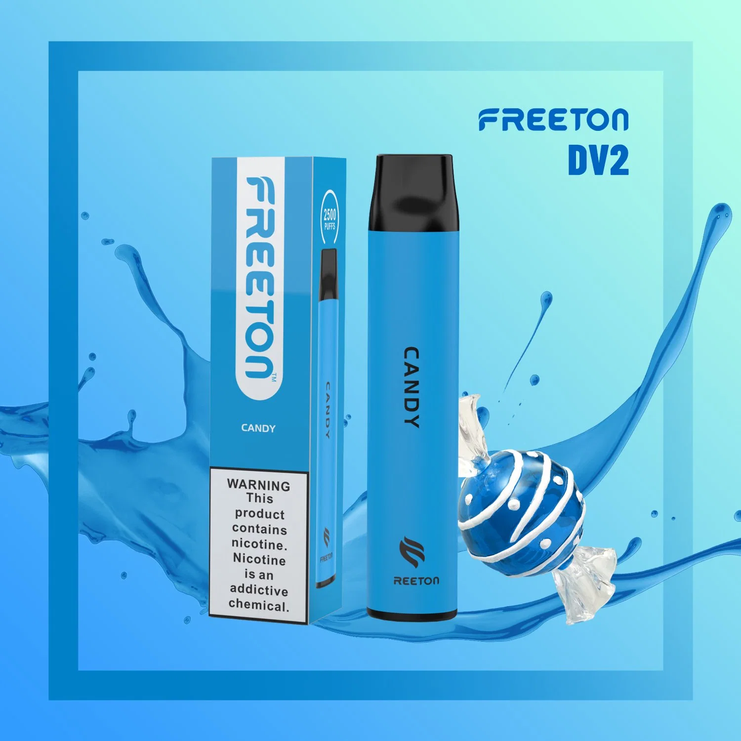 Freeton  2021 New Device Vape Pen 2500 Puffs Disposable/Chargeable Vaperizor Wholesale/Supplier Puff Bar