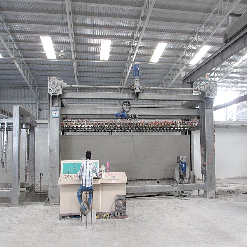 Transportador de correa totalmente automático de colocación de ladrillos de la máquina para la línea de producción automática de Rotary