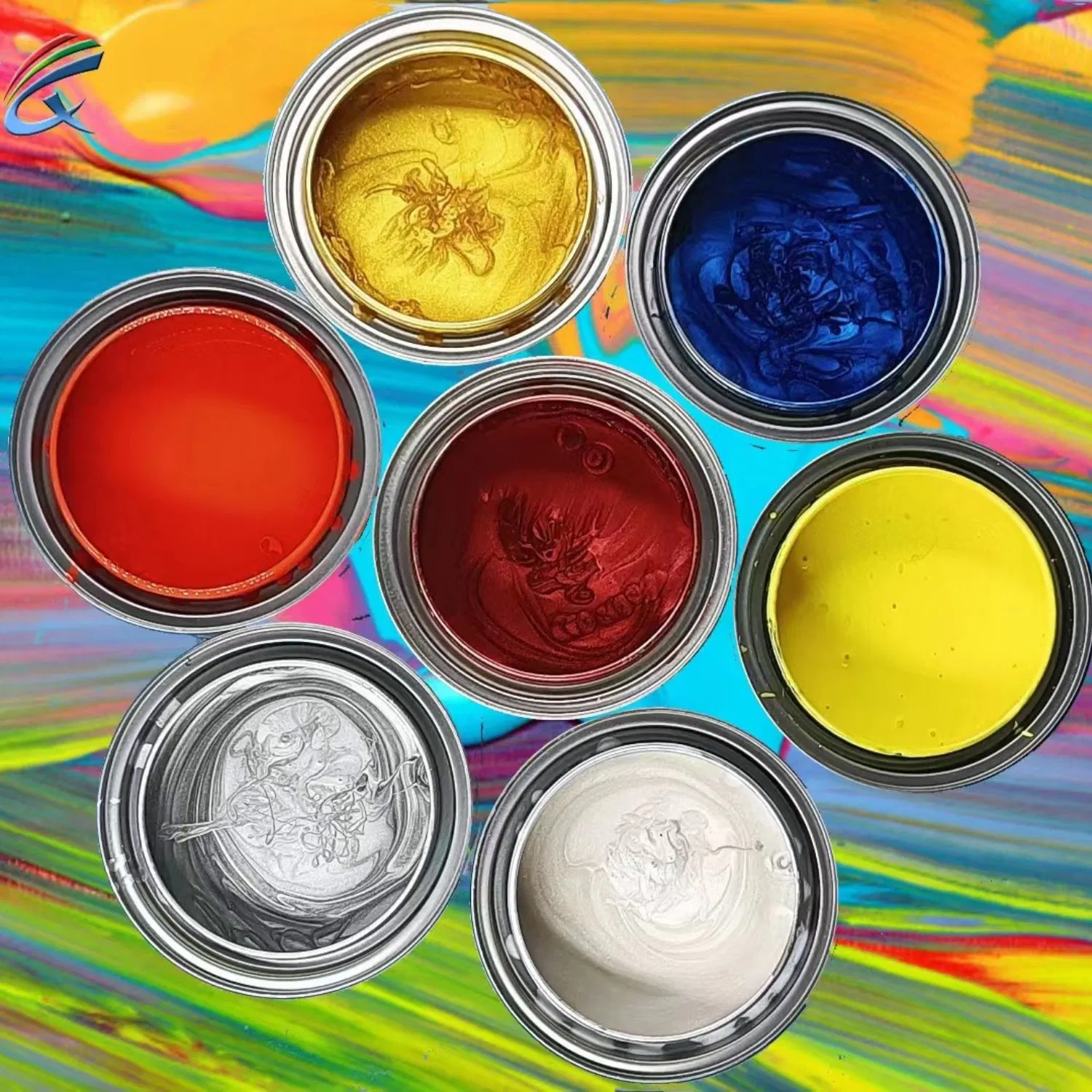 High Gloss Attractive Layout Motting Withstanding 1K Solid Color Basecoat Car Paint