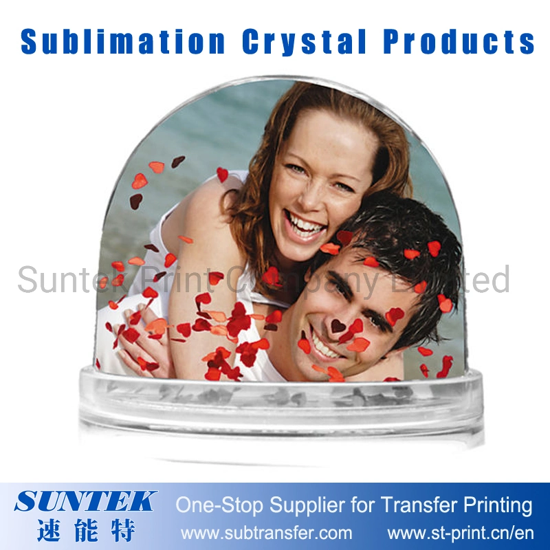 Valentine's Day Gift-Sublimation Blank Crystal Snowball