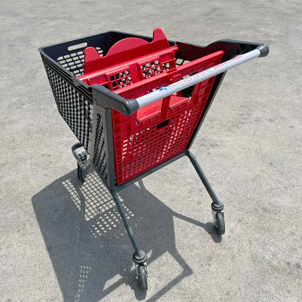 American Style Supermarket Plastic Shopping Cart