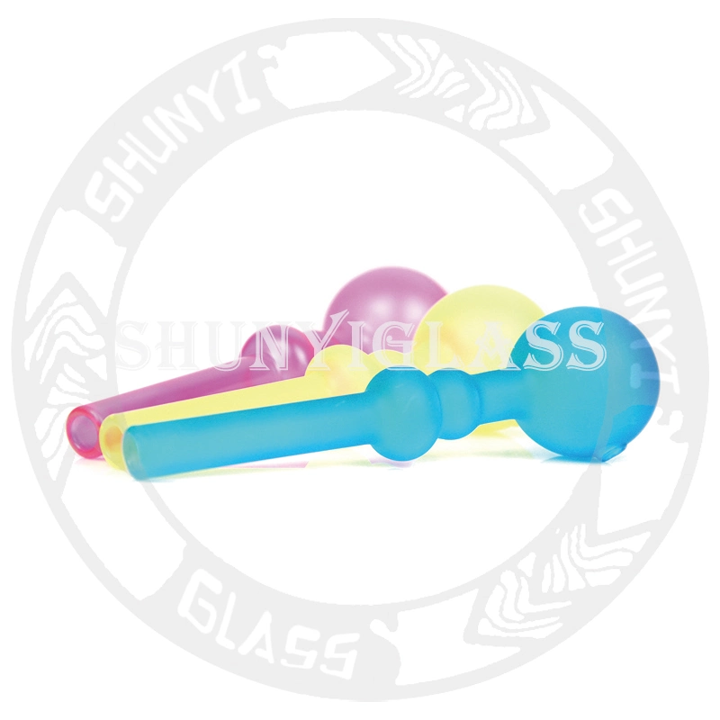 Colorfull Glass Oil Burner Sweet Puff Pipe Pyrex Glass Oil Burner