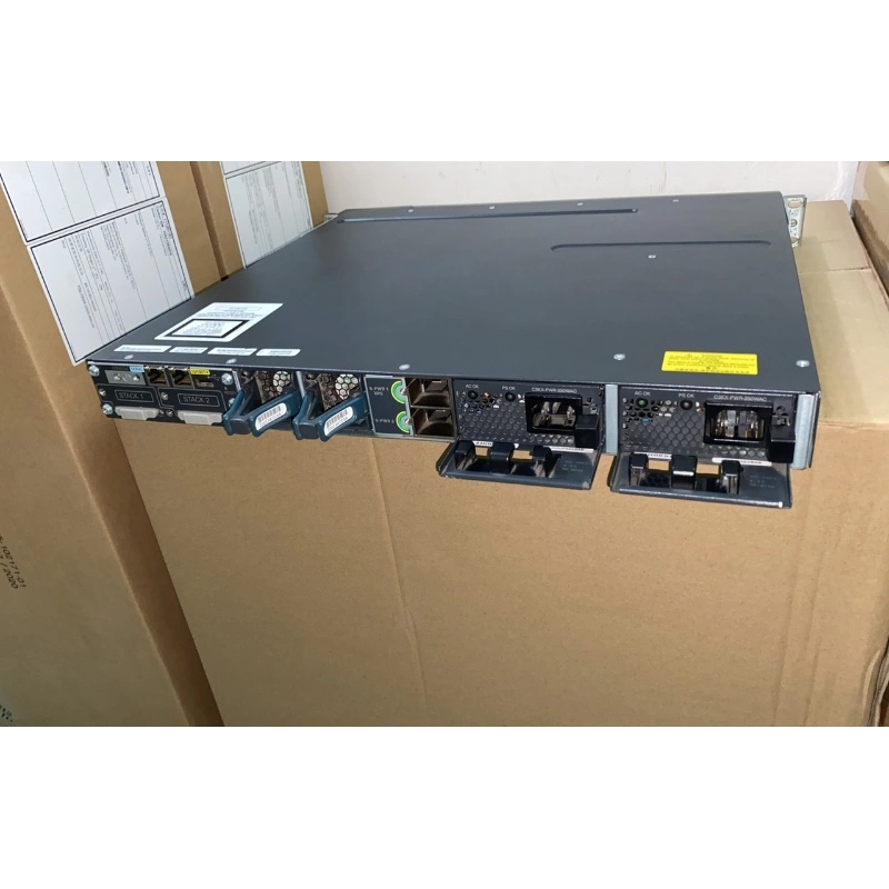 WS-C3750X-48T-L Network Switch 3750-X Series Switches Are An Enterprise-Class Line of Stackable Switches 48 Port Data LAN Base With 2 Power Suppies