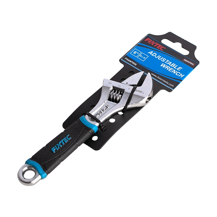 Fixtec 6'' 8'' 10'' 12'' CRV Adjustable Wrench Torque Socket Wrench Spanner with CRV Material