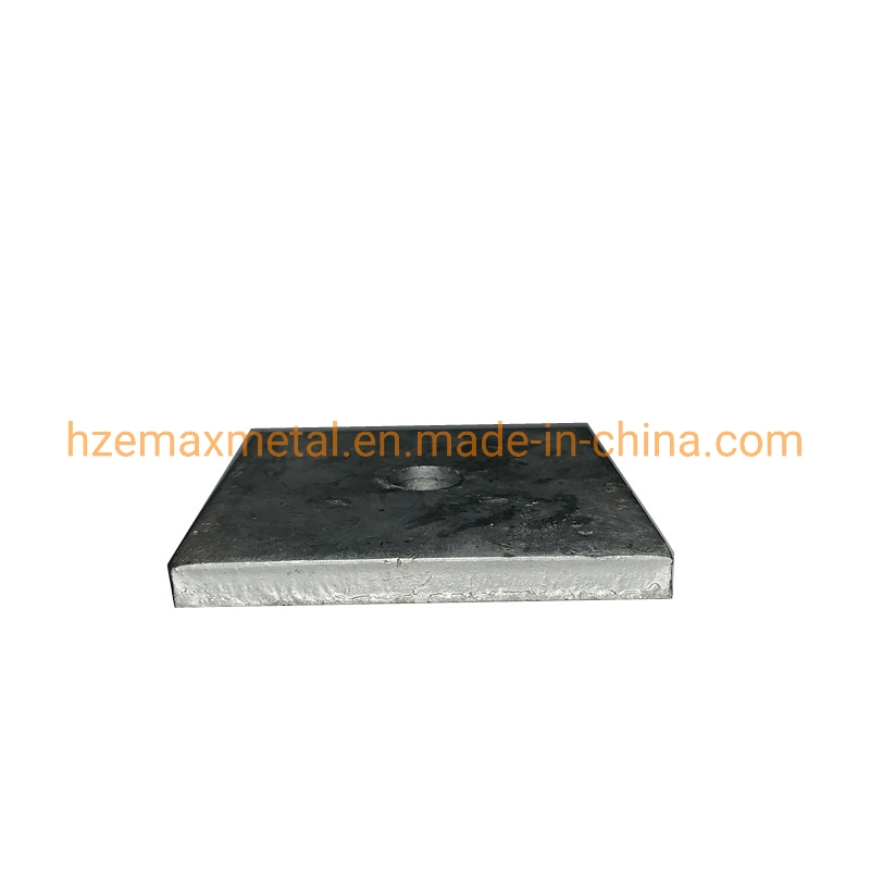 Galvanized Steel Stainless Steel Square Washer Plate for Utility Power Line Accssories