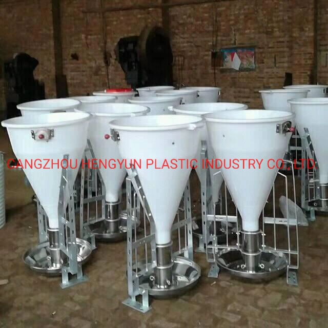 Pig Farming Equipment Plastic Pig Feeder Wet and Dry Feeder Trough