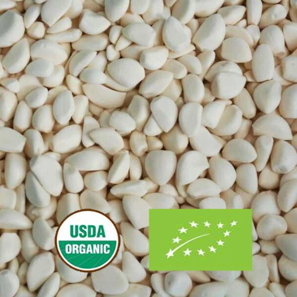 Nop EU IQF Frozen Organic Vegetables Garlic Cloves From China