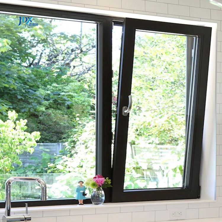 Security Energy Saving UPVC PVC House Triple Pane Vinyl Aluminum Casement Frame Sliding Tilt and Turn Casement Window