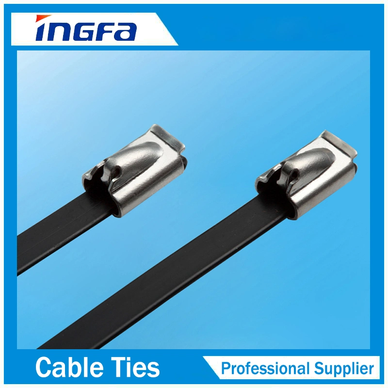 304 316 Stainless Steel Ball Locked Cable Ties with PVC Coated