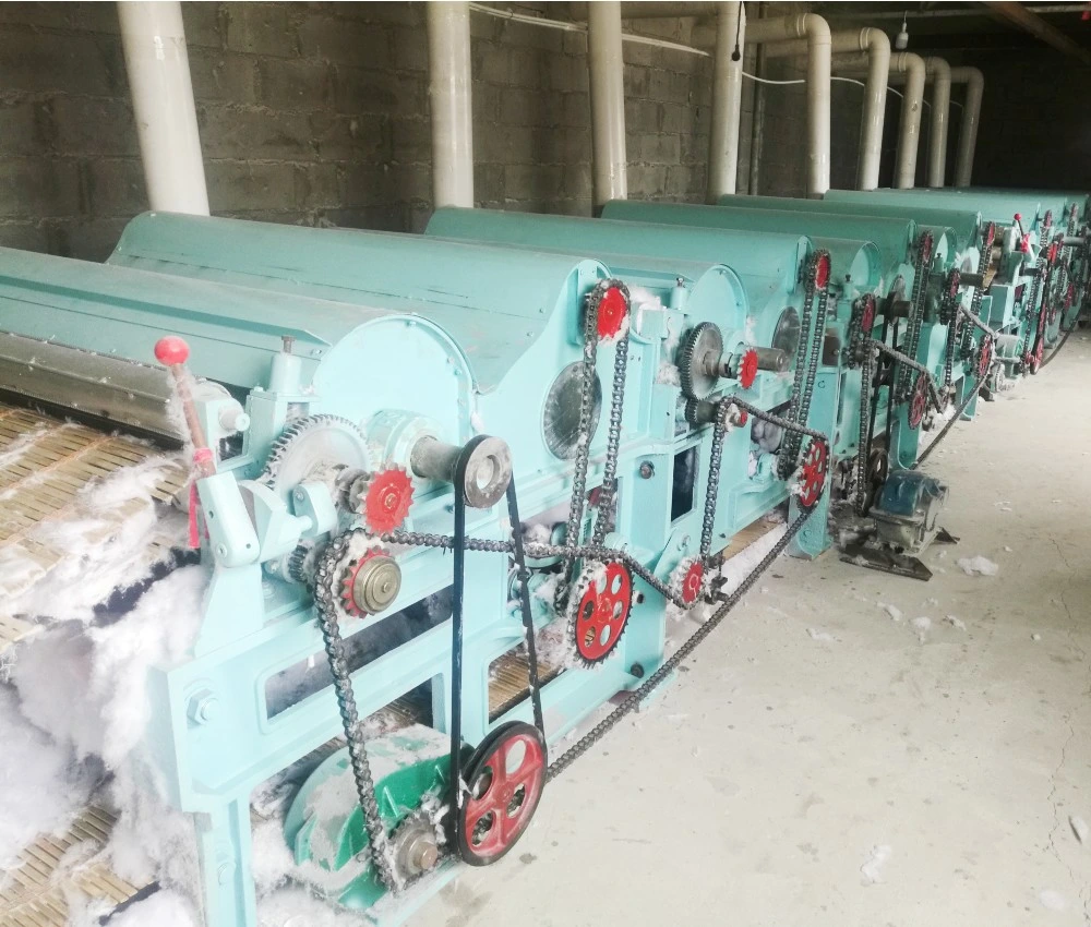 Clothes Waste Cotton Waste Polyester Garment Scrap Fabric Recycling Machine Opening Machine Production Line