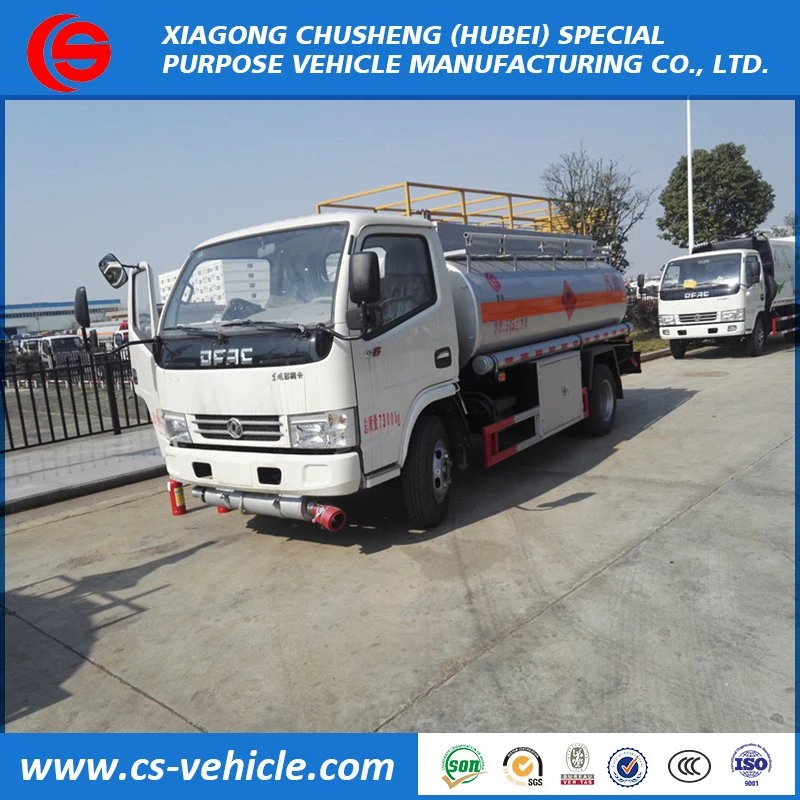 Diesel Oil Refuel Tank, 140HP 4*2 Carbon-Steel Dongfeng 4X2 Fuel Tank Truck, Diesel Fuel Bowser,