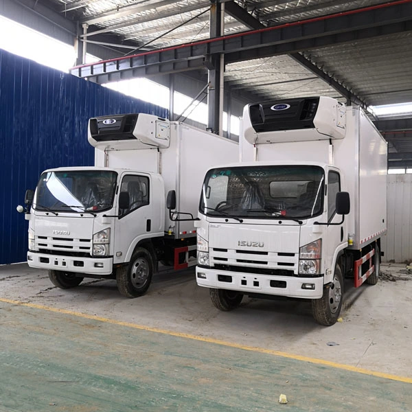 Nuevo 8toneladas 8 toneladas de refrigeración de 8Mt nevera Van carretilla con el transportista de la unidad de refrigeración