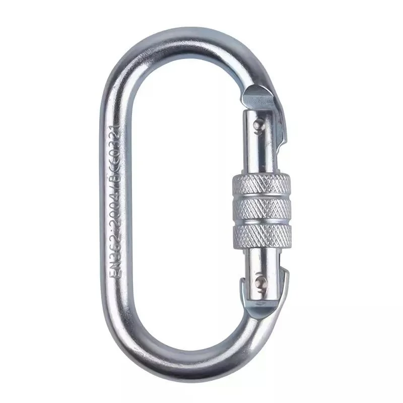 Outdoor Rock Climbing O-Type Main Lock Mountaineering Safety Buckle Carabiner Load-Bearing