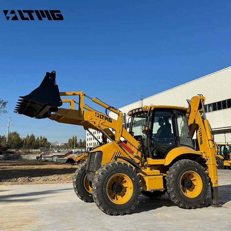 2024 Ltmg CE Certification 4WD Diesel Front End Backhoe Loader with H Leg