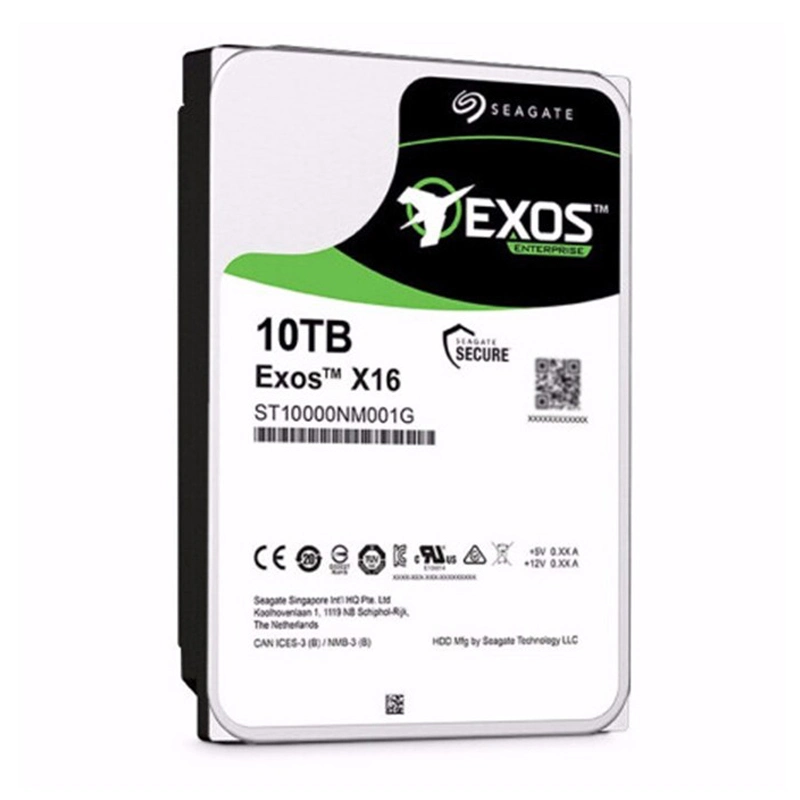 Disque dur Seagate EXOS X16 10 to St10000nm001g Enterprise St10000nm002g 7200 RPM SATA 6 Go/S 3.5 pouces