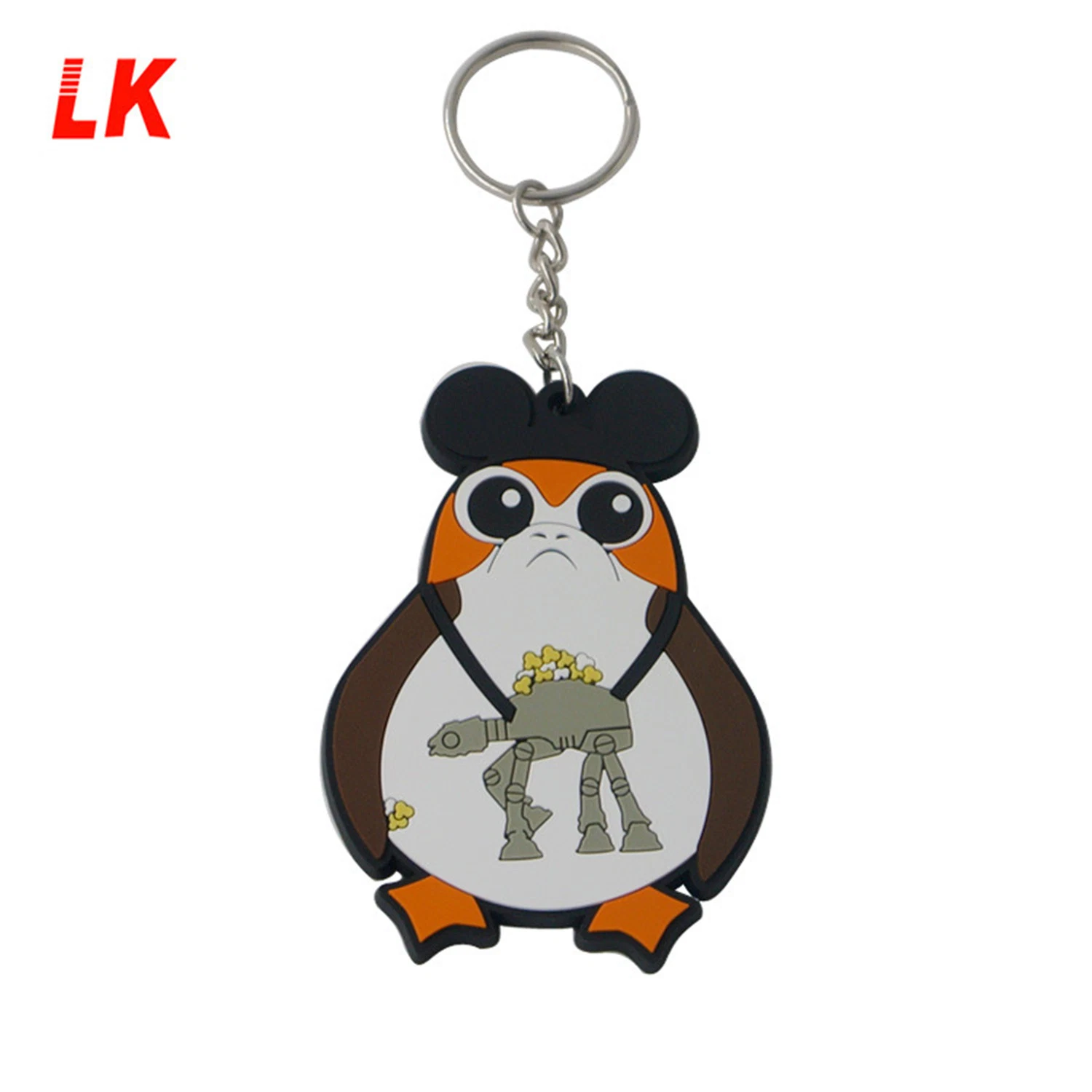 Promotion Custom Rubber Cute Shape Silicon Key Ring Soft PVC Keychain