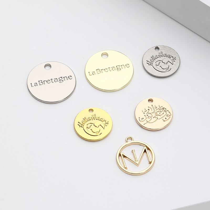 Wholesale/Supplier 3D Custom Logo Sticker Metal Tag for Luggage/ Pet Name/ Handbag/Shoe/Garment