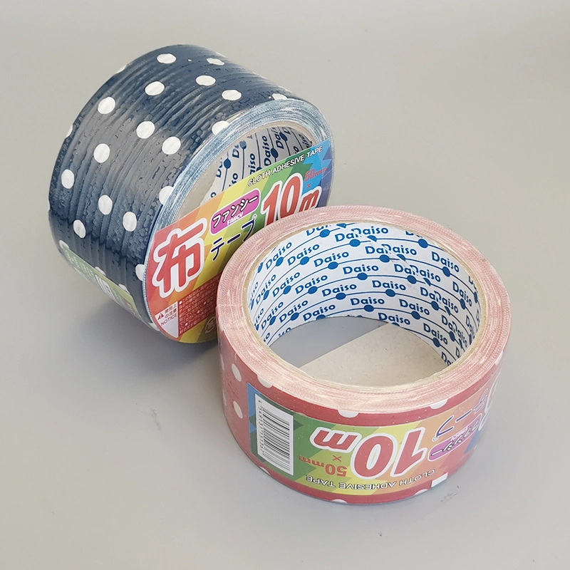 Rubber Glue High quality/High cost performance  Strong Adhesive Waterproof Logo Printed Multi Purpose Cloth Duct Tape