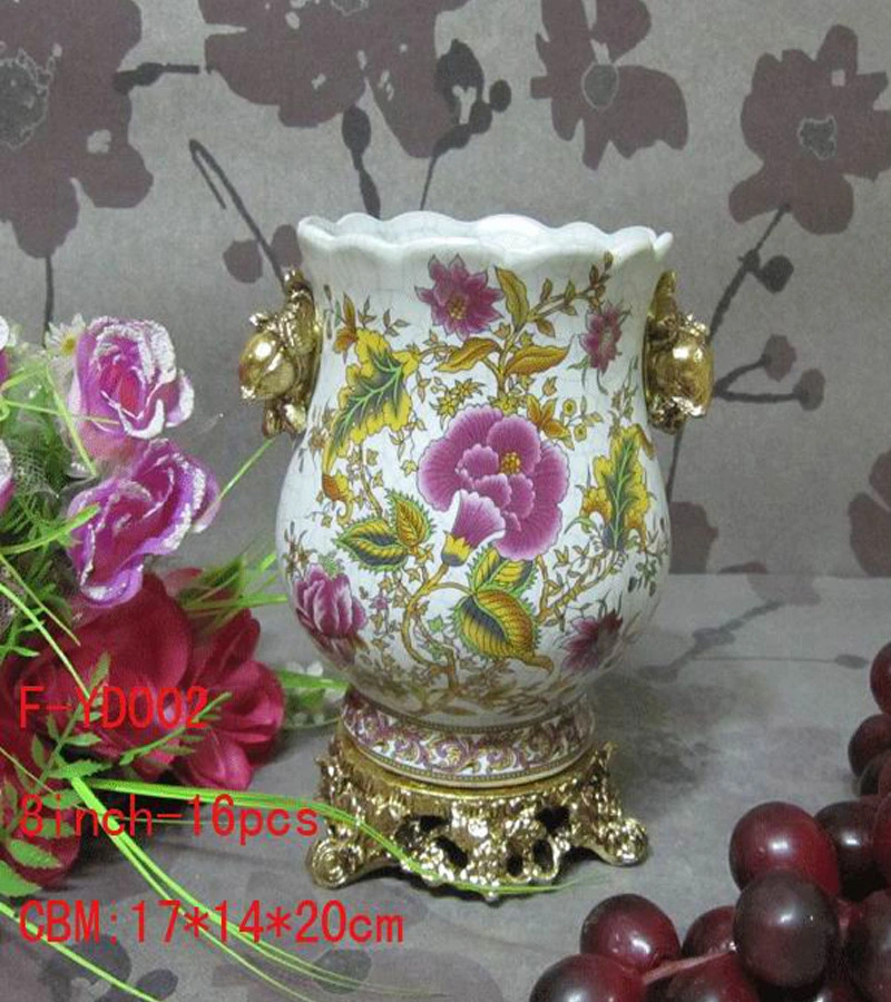 Classic Royal Ceramic Candlestick High-End Home Decoration Middle East Style Ornaments Candlestick
