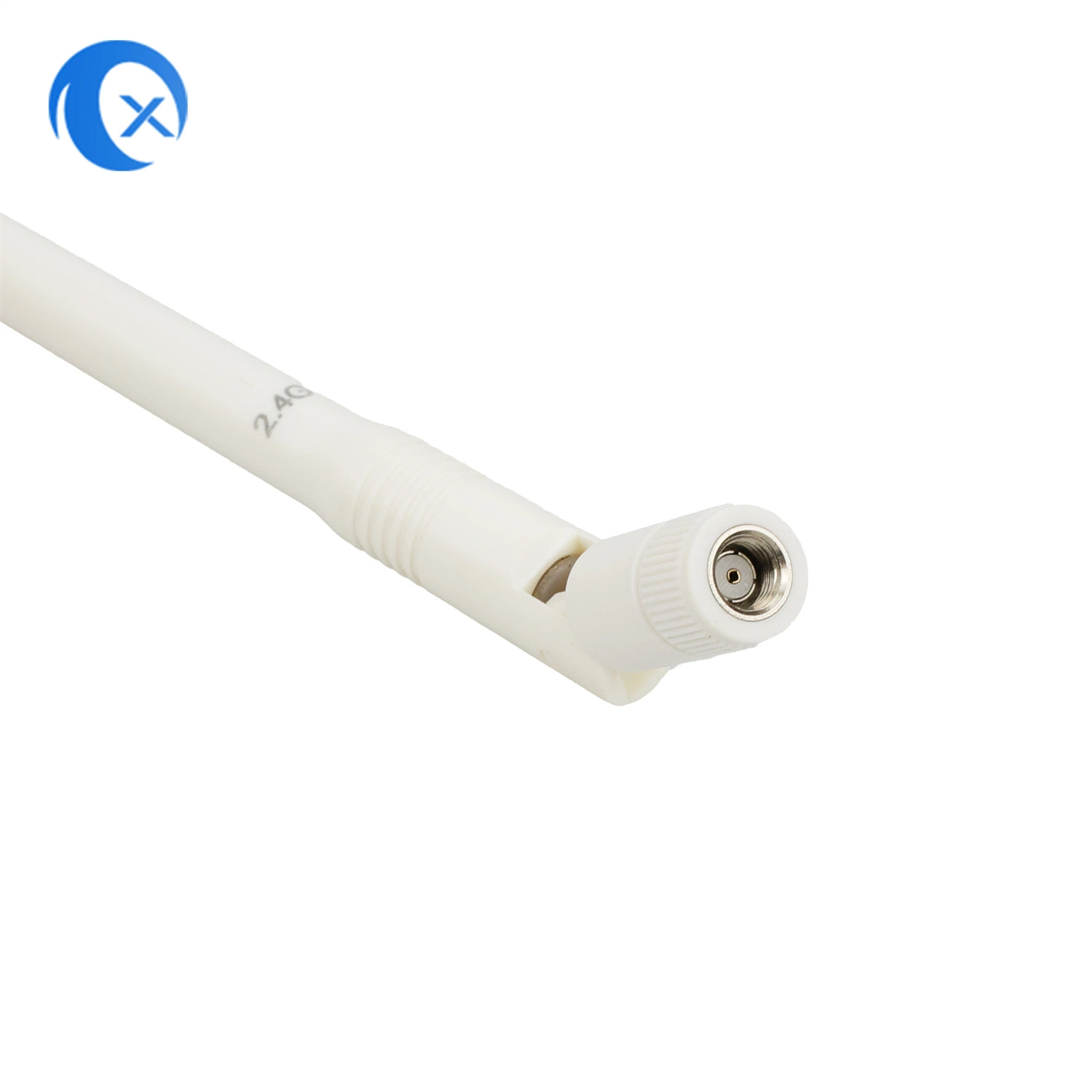 El pato de goma exterior 2.4G 7dBi omnidireccional de alta ganancia Ap router WiFi Antena con conector macho SMA RP articulada