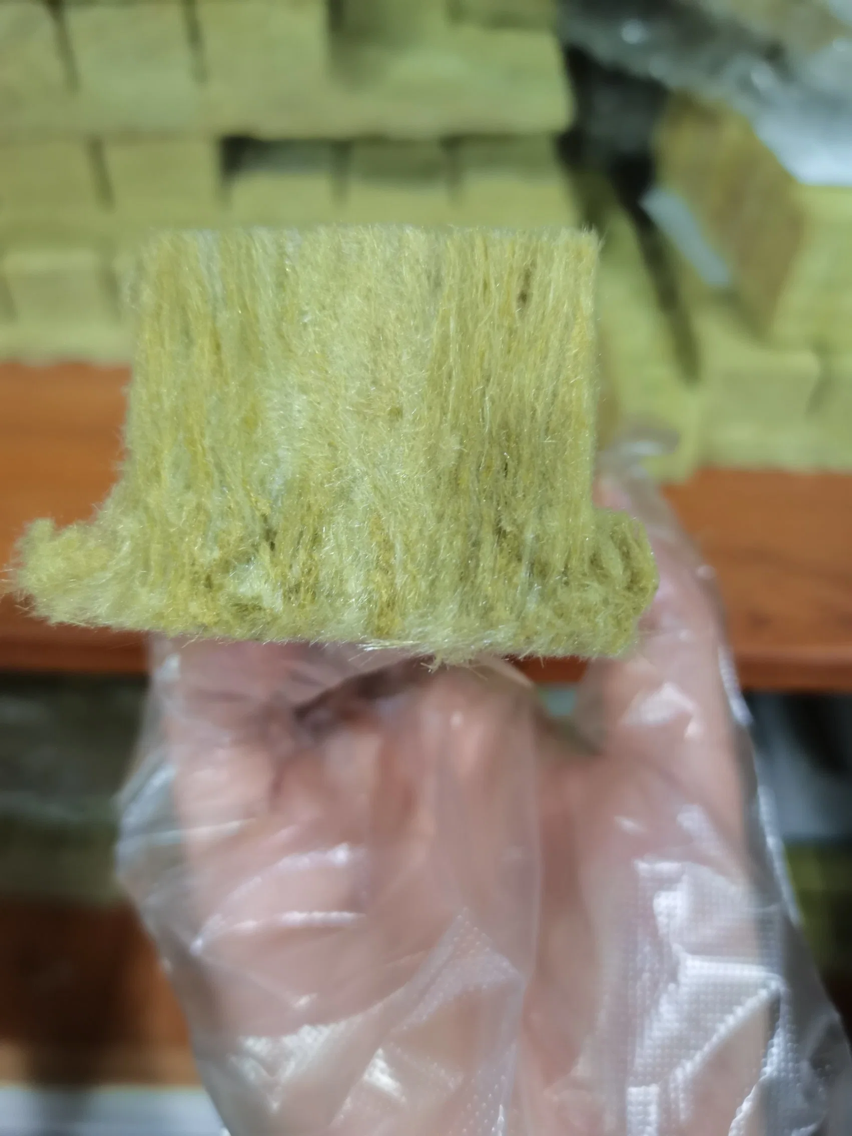 1.5 polegadas Agricultura Rock Wool cubos para planta para estufa