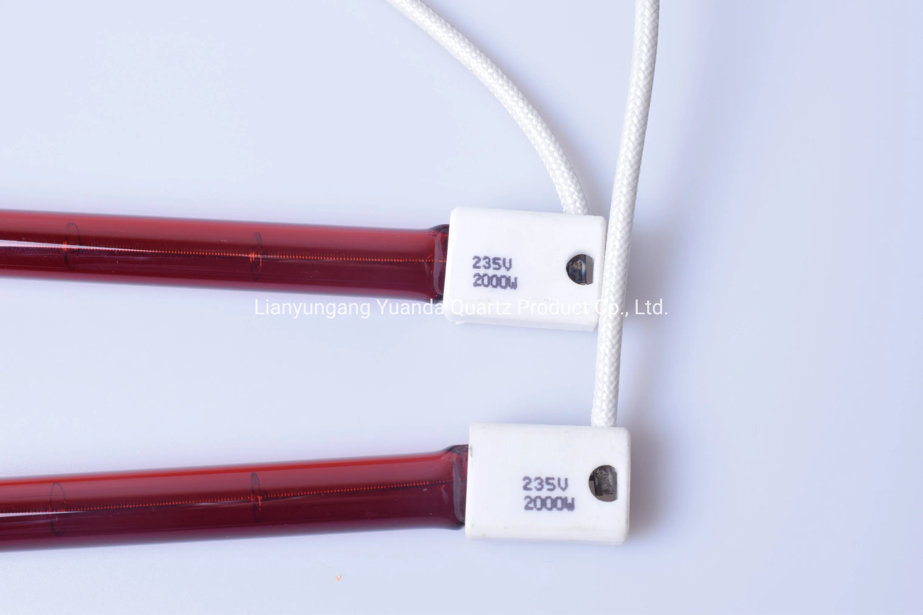 2000W Ruby Sk15 Halogen Infrared Heating Element Lamp