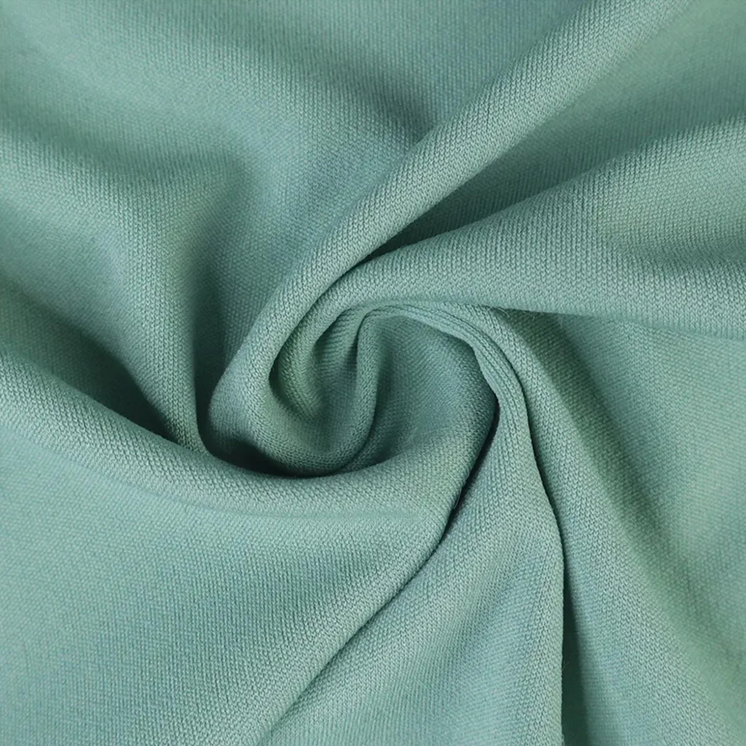 Interlock Plain Fabric Double Sided Polyester Spandex Blend Clothes