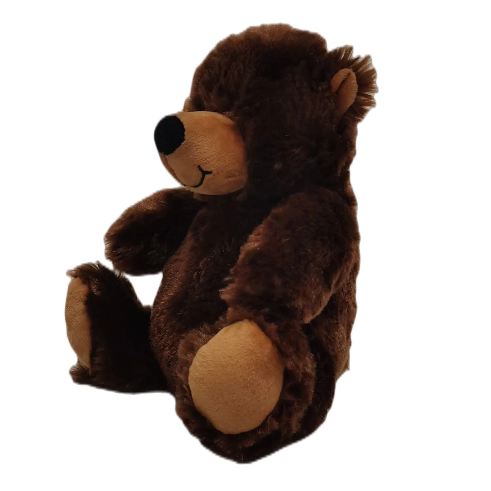 Piel de peluche de peluche hecha a medida Dark Brown Teddy Bear Kids Niños suave Regalo Animal Bear piel bebé 20cm Bricolaje piel