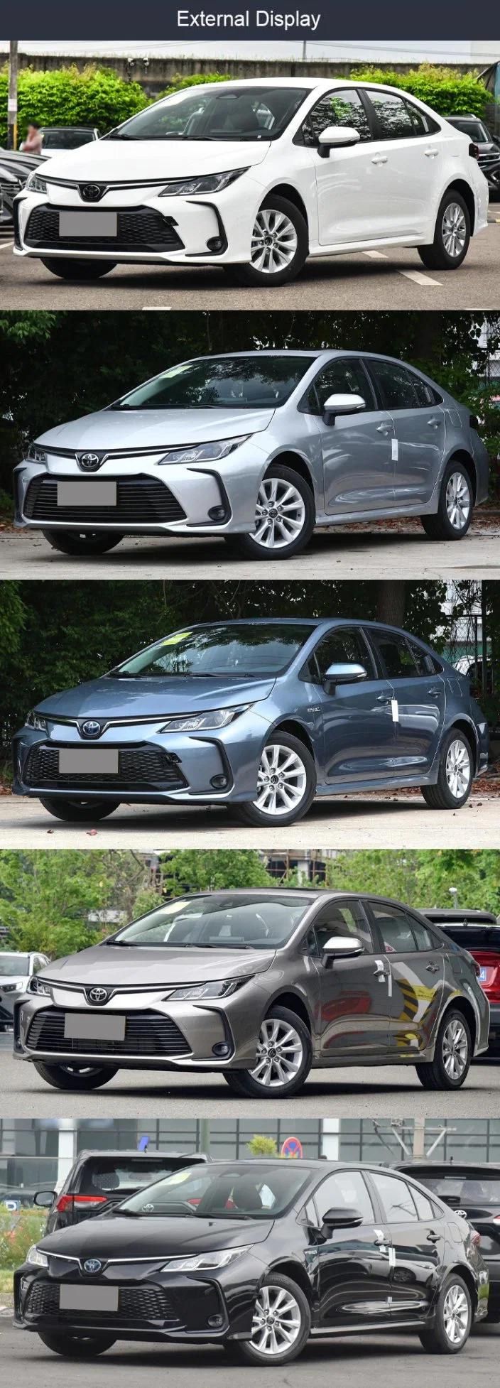 2023 год 1.6L CVT использовал Toyota Corolla хорошее продвижение SUV Автомобиль