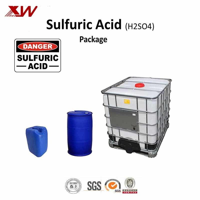 Les réactifs de laboratoire incolore transparent H2SO4 d'acide sulfurique inorganiques