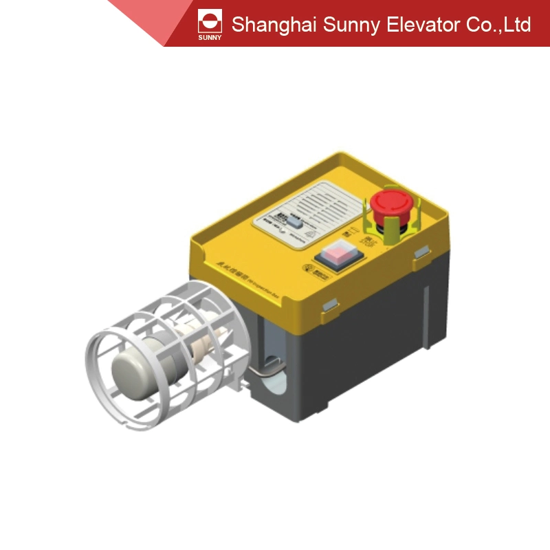 Boîte d'inspection de la charge de l'élévateur pour les composants de sécurité de l'élévateur