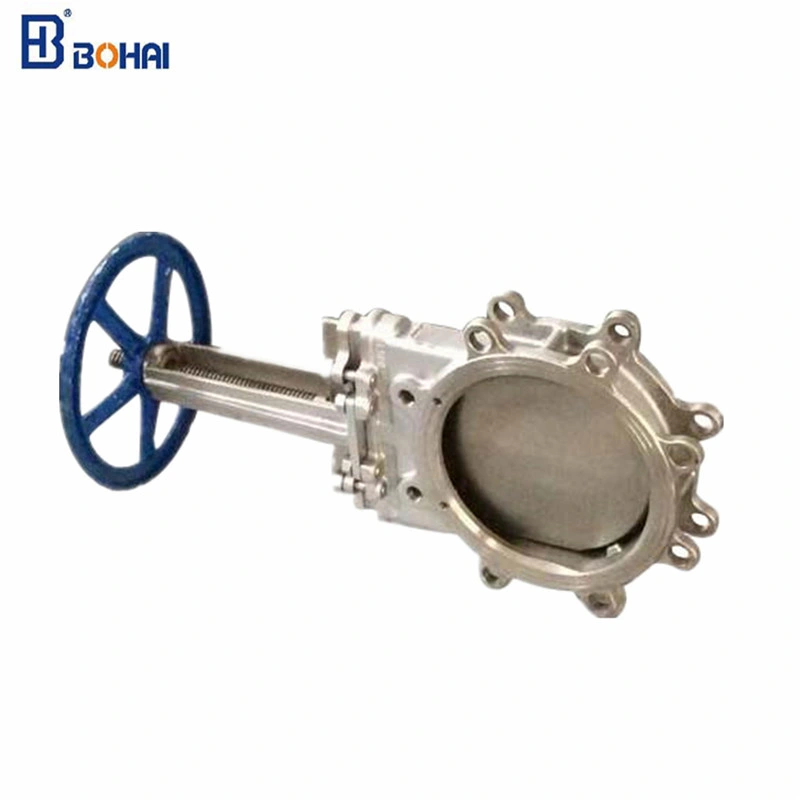 Wafer Knife Gate Valve Price About Cast Iron or Wcb Body Material and 304 Disc