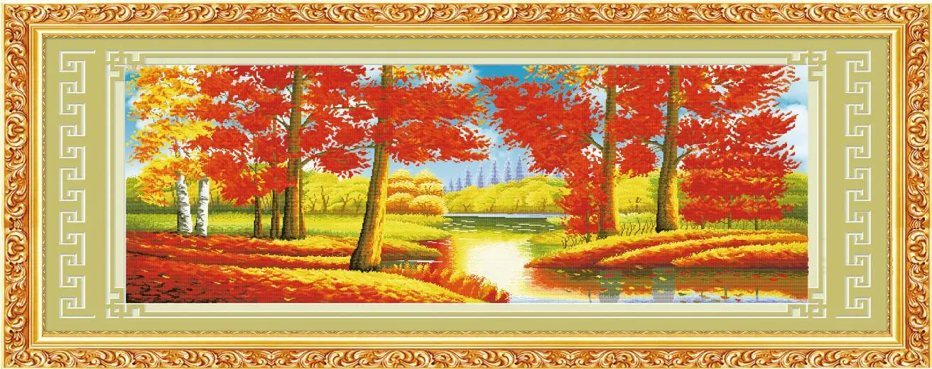 Diamond Painting, Red Maple's Woods