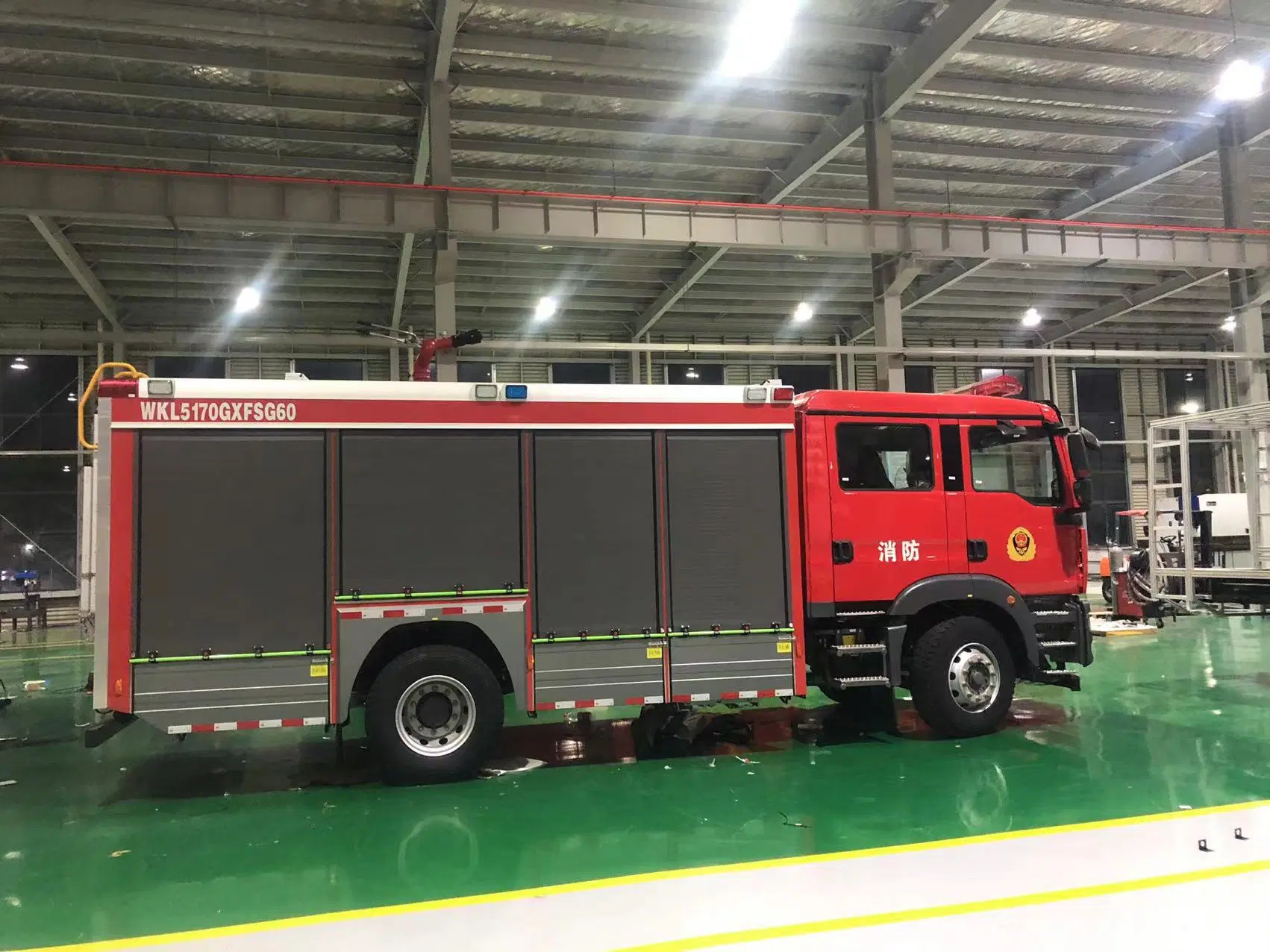 Négociations de dessin automatique de porte de volet roulant en aluminium pour camion d'incendie