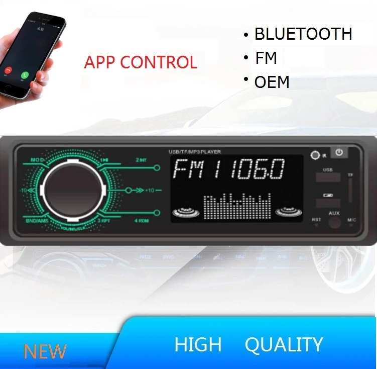 Pantalla LCD Super Car Audio de coche reproductor de MP3 con Bluetooth USB 7388FM IC